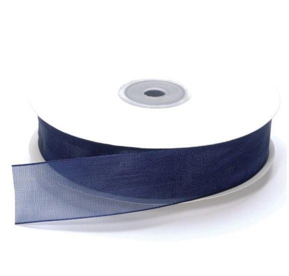 Nastro organza cangiante Blu cm. 2x50mt.